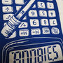 Funny School Calculator Tea Towel, thumbnail 3 of 3