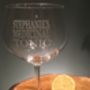 Medicinal Tonic…And A Little Gin Personalised Gin Glass, thumbnail 5 of 6