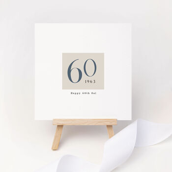 Personalised 60th Card, 2 of 3