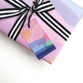 Luxury Stained Glass Wrapping Paper | Pinks, 2 of 5