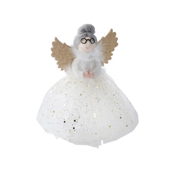 Gold Light Up Fairy Godmother Tree Topper, 4 of 7