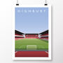Arsenal Fc Highbury North Bank Stand Poster, thumbnail 3 of 7