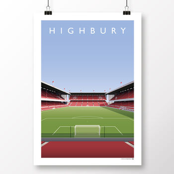 Arsenal Fc Highbury North Bank Stand Poster, 3 of 7