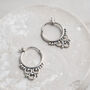 Sterling Silver Tarfaya Hoops, thumbnail 1 of 4