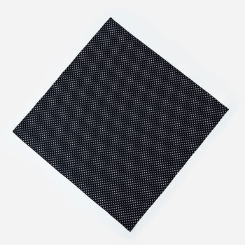 Mens Black Polkadot Cotton Neckerchief, 10 of 10