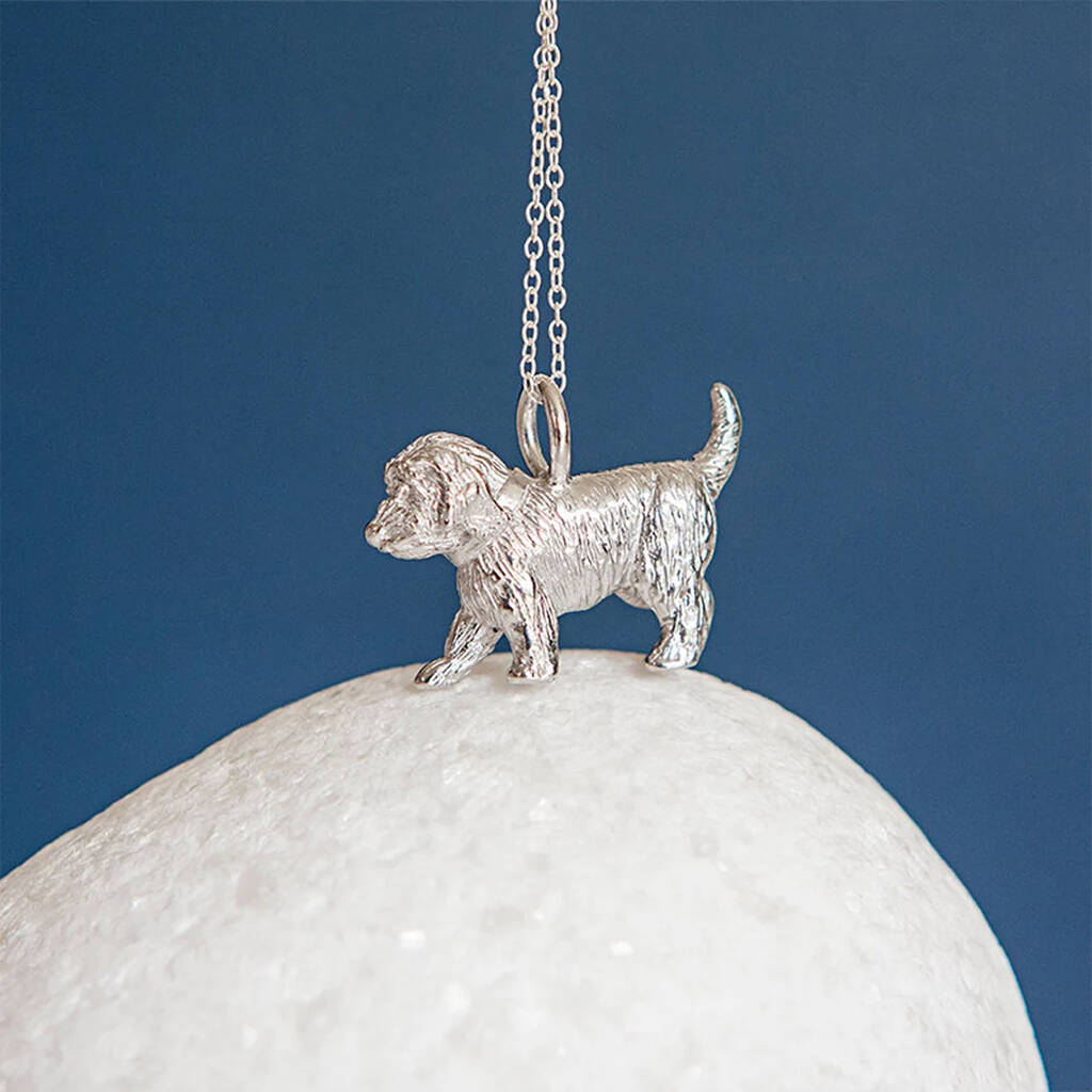 Personalised Cockapoo Dog Pendant Necklace By Songs of Ink and Steel ...
