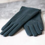 Blue Soft Lined Leather Gloves, thumbnail 6 of 11