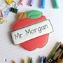 Personalised Teacher's Apple Biscuit, thumbnail 1 of 2