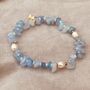 Heartsease Aquamarine Bracelet, thumbnail 3 of 6