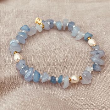 Heartsease Aquamarine Bracelet, 3 of 6