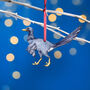 Wooden Urbacodon Dinosaur Christmas Tree Decoration, thumbnail 1 of 3