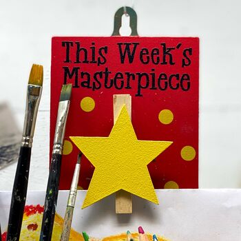 This Week's Masterpiece Star Wooden Peg, 3 of 3
