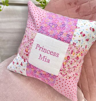 Personalised Princess Name Cushion, 3 of 10