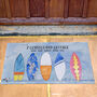 Personalised Surfboard Doormat, thumbnail 1 of 3