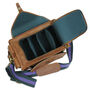 'Emerson' Traditional Leather Camera Bag In Tan, thumbnail 9 of 11