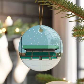 Any Football Stadium Illustrated Christmas Decoration, 4 of 6