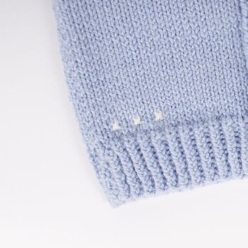 Baby Cardigan Knitting Kit, 8 of 12