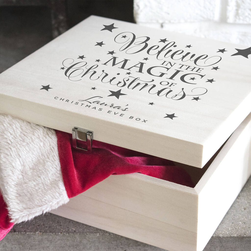 Believe Christmas Eve Box By Oh So Cherished | notonthehighstreet.com