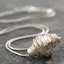 Sterling Silver Long Coiled Charm Drop Earrings, thumbnail 9 of 10