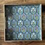Wooden Serving Tray, Printed Square, thumbnail 2 of 12