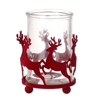 Leaping Reindeer Candle Holder, 2 of 3