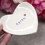 Ceramic Ring Dish Personalised Letterbox Friendly Gift, thumbnail 4 of 6