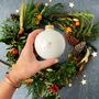 Christmas Bauble With Tiny Snowman, thumbnail 6 of 6