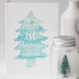 Baby's Personalised First Christmas Card, thumbnail 4 of 7