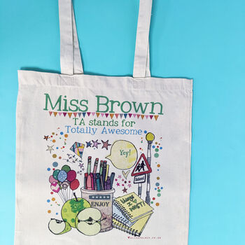 Personalised Teaching Assistant Bag, 10 of 12