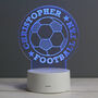 Personalised Colour Changing Football Night Light, thumbnail 5 of 7