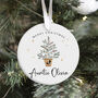 Personalised Christmas Ornament For Auntie, thumbnail 4 of 6