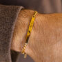 Golden Personalised Chain Bracelet, thumbnail 10 of 10