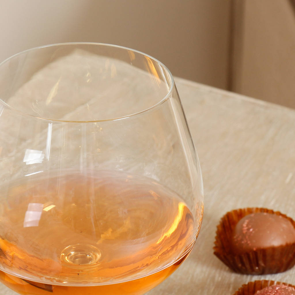 two classic cognac glasses with gift box by dibor