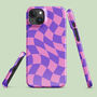 Crazy Check Multiple Colour Options Snap Phone Case For iPhone And Samsung, thumbnail 3 of 11