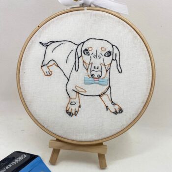 Sausage Dog Embroidery, 6 of 8