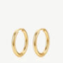 Silver Or Gold Solid Hoop Earrings, Women's Jewellery, thumbnail 9 of 11