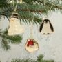 Set Of Three Handmade Ceramic Christmas Decorations, thumbnail 1 of 7