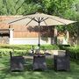 3m Garden Parasol Umbrella Upf 50+ Sun Shade 30° Tilt, thumbnail 2 of 12