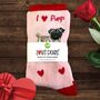 I Love Pugs Socks Novelty Dog Lover Gift, thumbnail 2 of 6