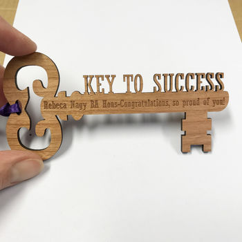 Personalised 'Key To Success' New Job Card, 8 of 11