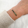 Emerald Silk Bracelet May Birthstone Jewellery, thumbnail 5 of 6
