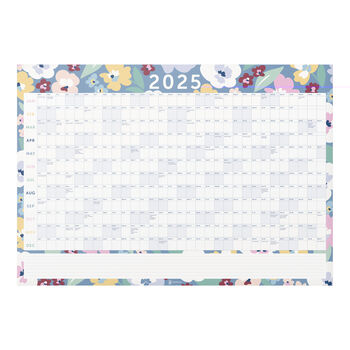 2025 Wall Planner | A1 Landscape | Floral Pattern, 2 of 3