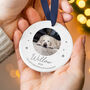 Personalised Pet Memorial Photo Ornament Personlised Name, thumbnail 4 of 7