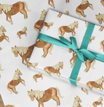 Shetland Pony Wrapping Paper, 2 of 3