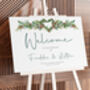 Festive Wedding Welcome Sign, thumbnail 2 of 7