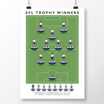 Bolton 2023 Efl Trophy Winners Poster, 2 of 7