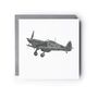 Returning Spitfire – War Aviation Greeting Card, thumbnail 2 of 6