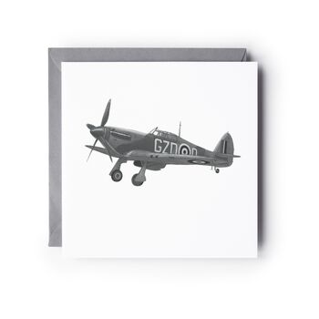 Returning Spitfire – War Aviation Greeting Card, 2 of 6