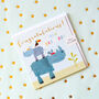 Gold Foiled Baby Boy Rhinos Card, thumbnail 4 of 5