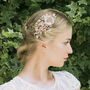 Silver, Gold Or Rose Gold Plated Floral Bridal Clip, thumbnail 11 of 12